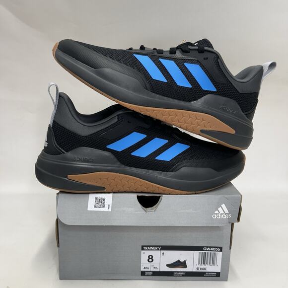 Adidas Trainer V “Black Pulse Blue Gum”  GW4056 main image 5